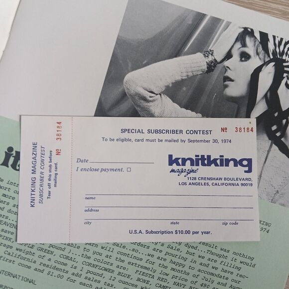Vintage 70's Knitting Magazine KnitKing Brother Machines Patterns Retro Y2K - Picture 3 of 10